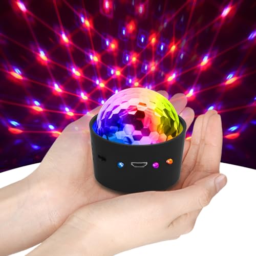 Mini Discokugel,YTKANWEN Disco Lichter LED Party Lights Musikgesteuert Disco...