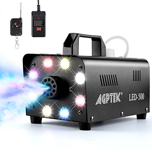 Nebelmaschine, AGPtEK Nebel Maschine mit kabelloser Fernbedienung UND...