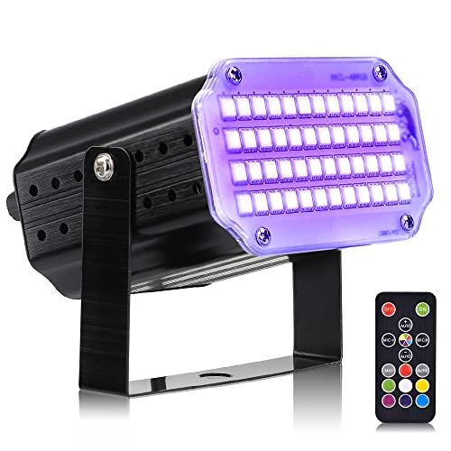 Mini Stroboskop Licht, 48 LED Disco Licht Partylicht Strobe Light mit...