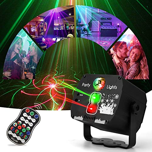 Fwiull Discolicht Partylicht mit Fernbedienung: Stroboskop Disco Licht Party...