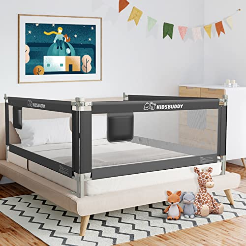 Kidsbuddy Baby Bettgitter Rausfallschutz Boxspringbett 200cm Klappbar...