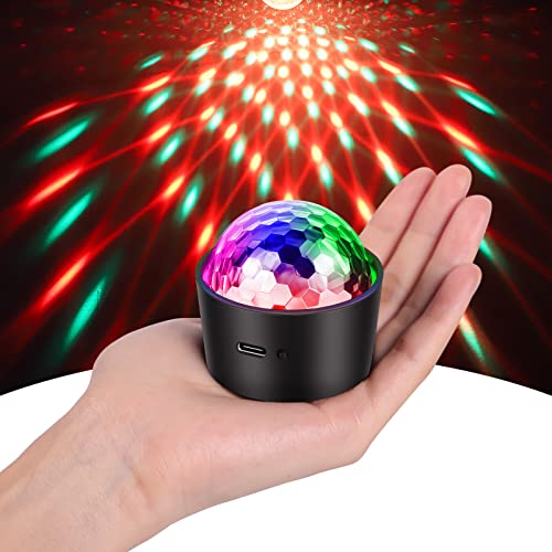 Mini Discokugel, SEBRUANC Disco Lichter LED Party Lights Musikgesteuert Disco...