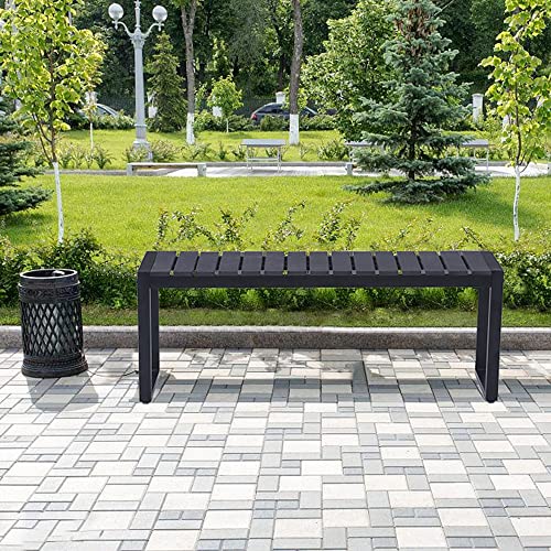 Mingone Gartenbank Holz Sitzbank Parkbank Wetterfest Bank Gartenmöbel für...