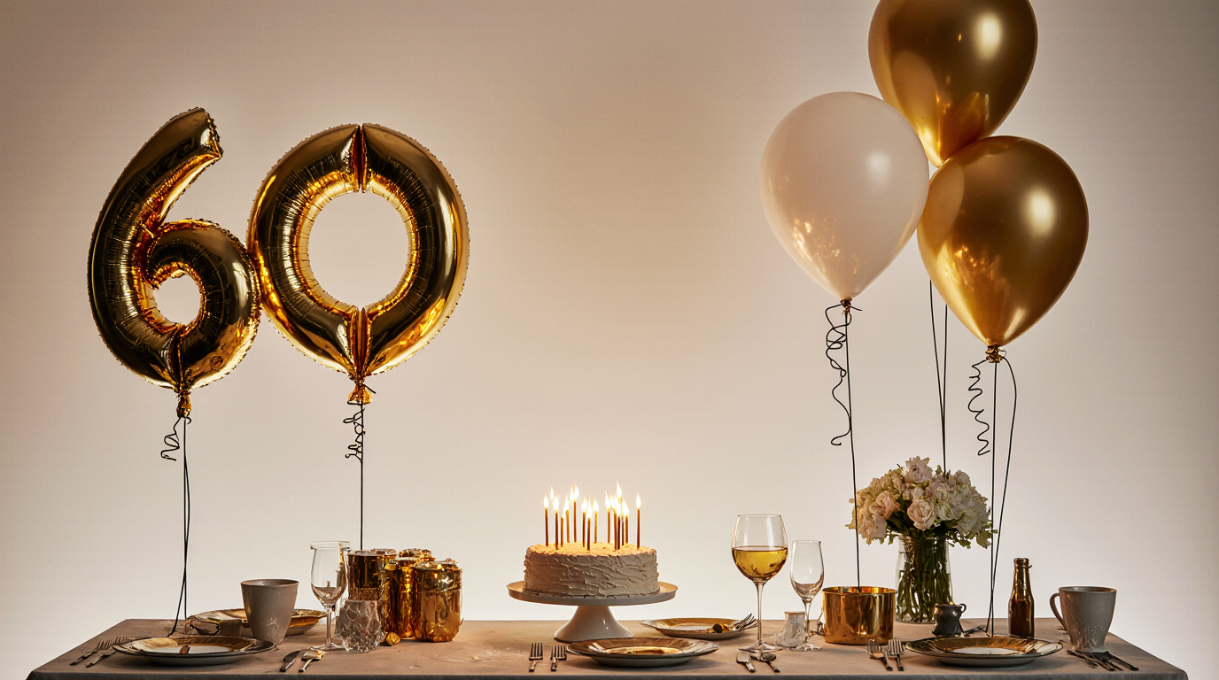 Den 60. Geburtstag perfekt feiern – wir zeigen wie es geht!